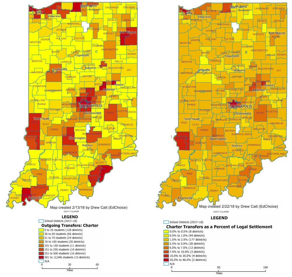 IN Transfers Charter Schools