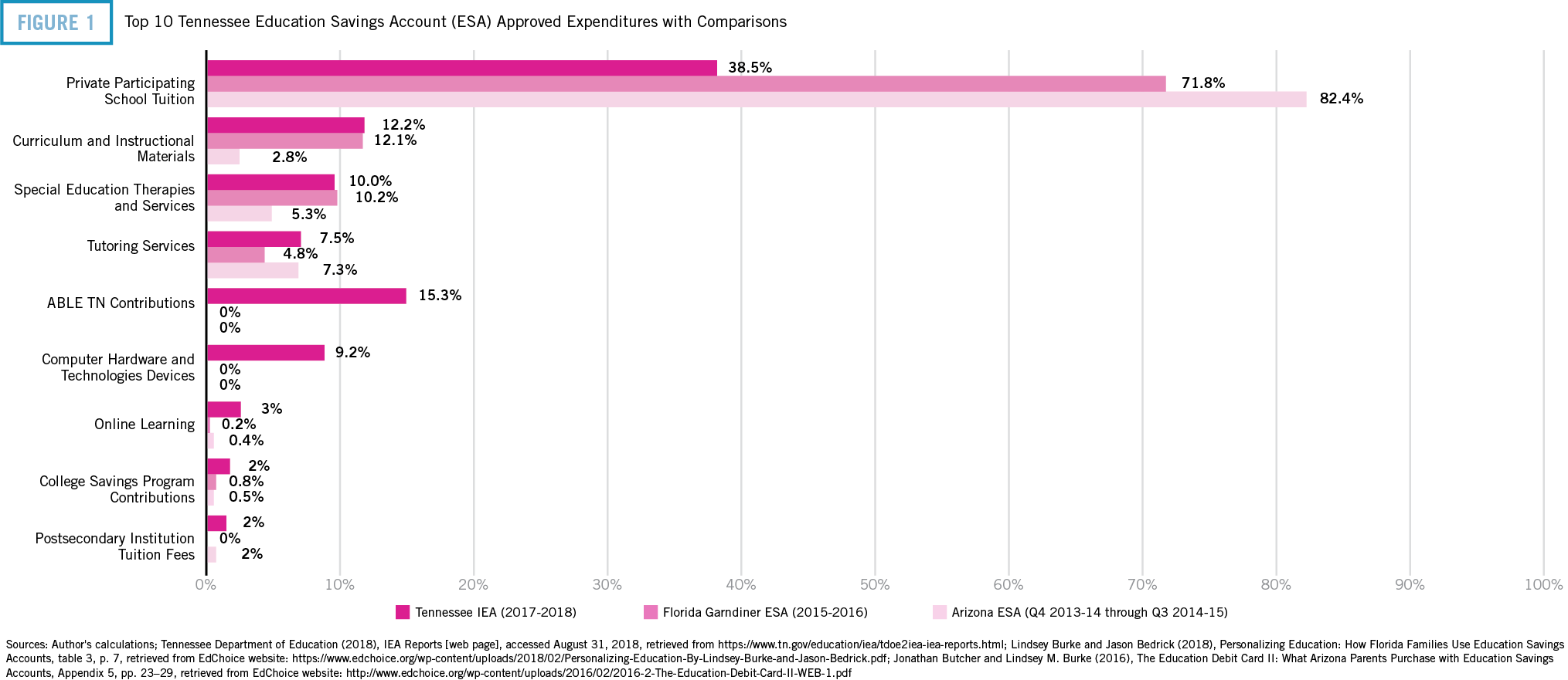 TN ESA Spending Chart