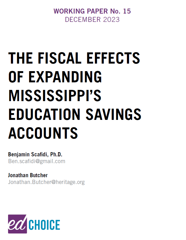 The Fiscal Effects of Expanding Mississippi’s Education Savings Accounts